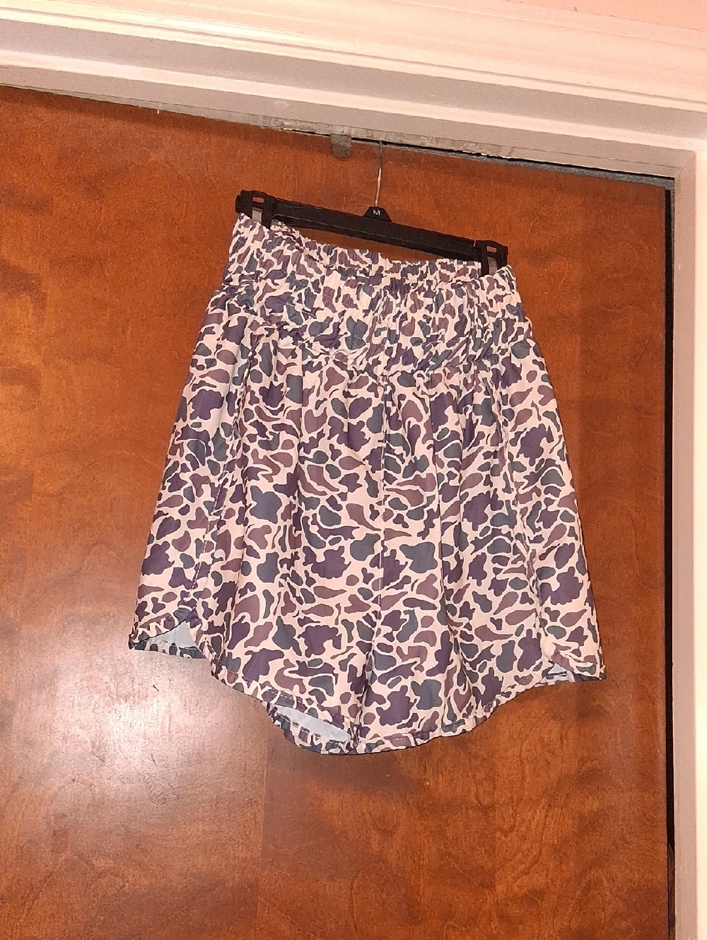 Camo Blue and White Patterned Women’s Skort